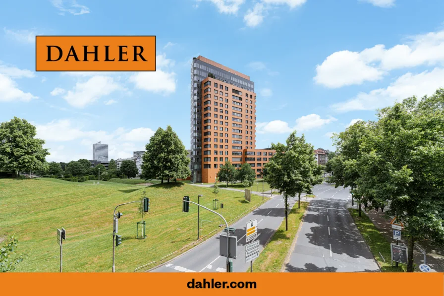 Hausansicht - Büro/Praxis kaufen in Düsseldorf - Medienhafen - Düsseldorf! Traumhafte Büroeinheit im Portobello Haus!