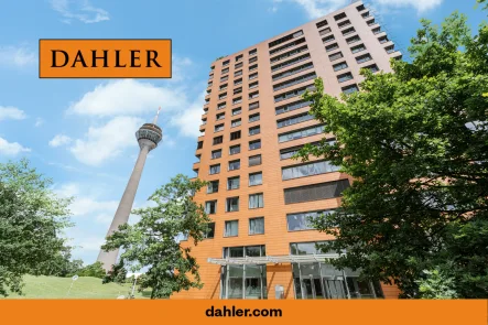 Hausansicht - Wohnung kaufen in Düsseldorf - Medienhafen - Düsseldorf! 2-3 Zimmer Wohnung im Portobello