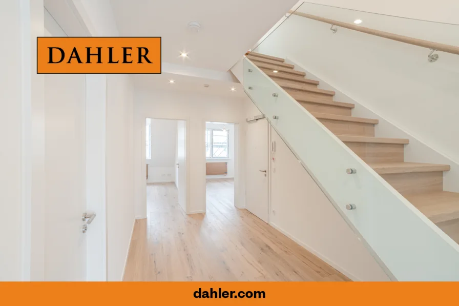  - Wohnung mieten in Düsseldorf - Exklusive 5 Zimmer DG-Maisonette mit Terrasse im Szeneviertel