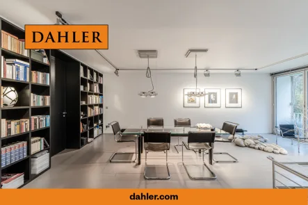  - Büro/Praxis kaufen in Düsseldorf - Luxuriöses Loft in Düsseldorf-Oberkassel Wohnen & Arbeiten unter einem Dach!