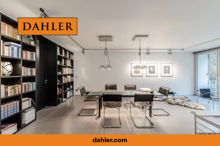  - Büro/Praxis kaufen in Düsseldorf - Luxuriöses Loft in Düsseldorf-Oberkassel Wohnen & Arbeiten unter einem Dach!