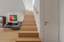 Treppe zur Dachterasse