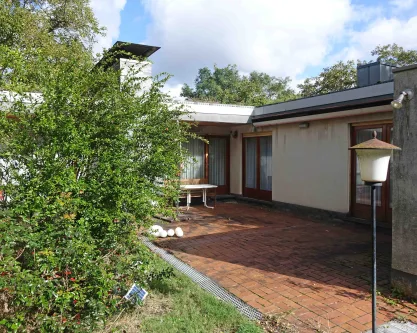 Terrassenansicht - Haus kaufen in Bad Kreuznach - Traumgrundstück von Lage und Größe mit Bungalow