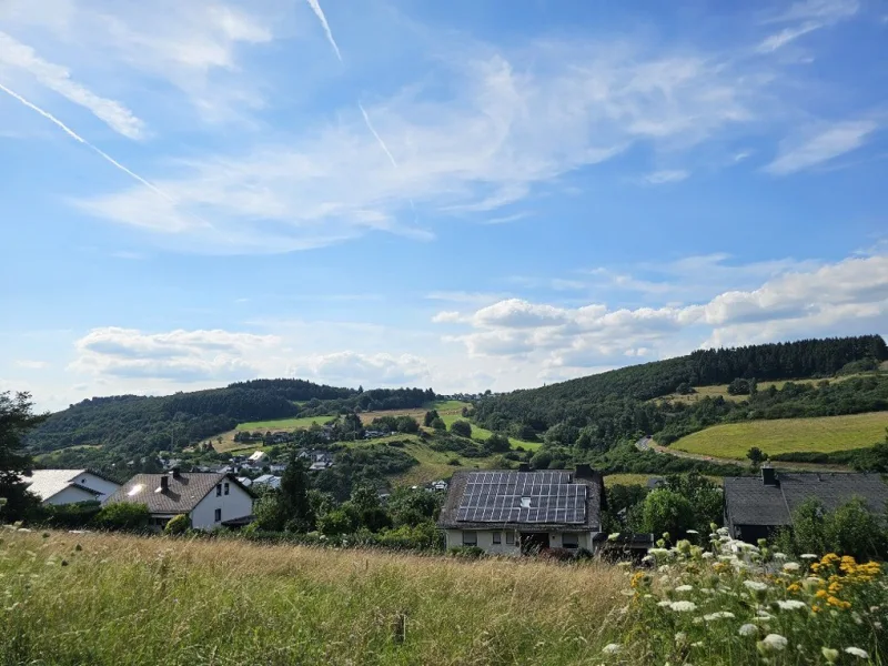 Ausblick - Grundstück kaufen in Kirn - Großes Grundstück in ruhiger Blick-Lage von Kirn