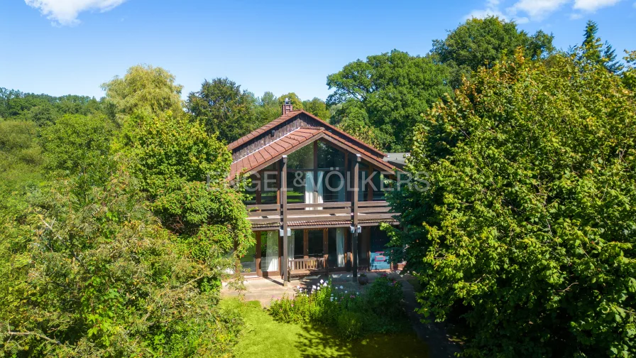  - Haus kaufen in Hamburg - Einzigartiges Architektenhaus direkt am Alsterlauf