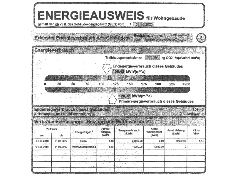 Energieverbrauchsausweis