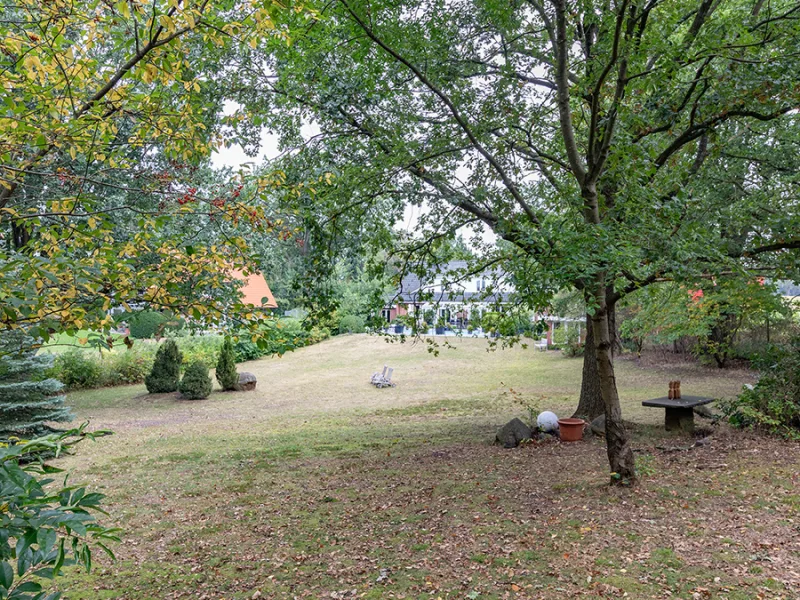 Blick in den Gartenbereich