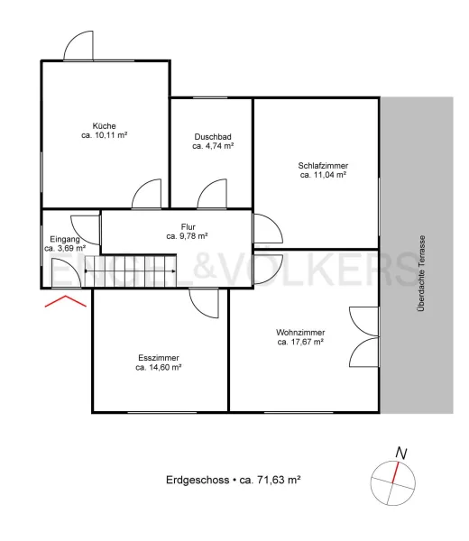 Erdgeschoss - Haus kaufen in Harsefeld - Zweifamilienhaus in zentraler Lage von Harsefeld!