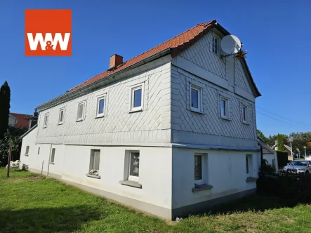 Ansicht - Haus kaufen in Oderwitz - Typisch Oberlausitz! Bringen Sie das Projekt vom neuen Zuhause hier zu Ende!