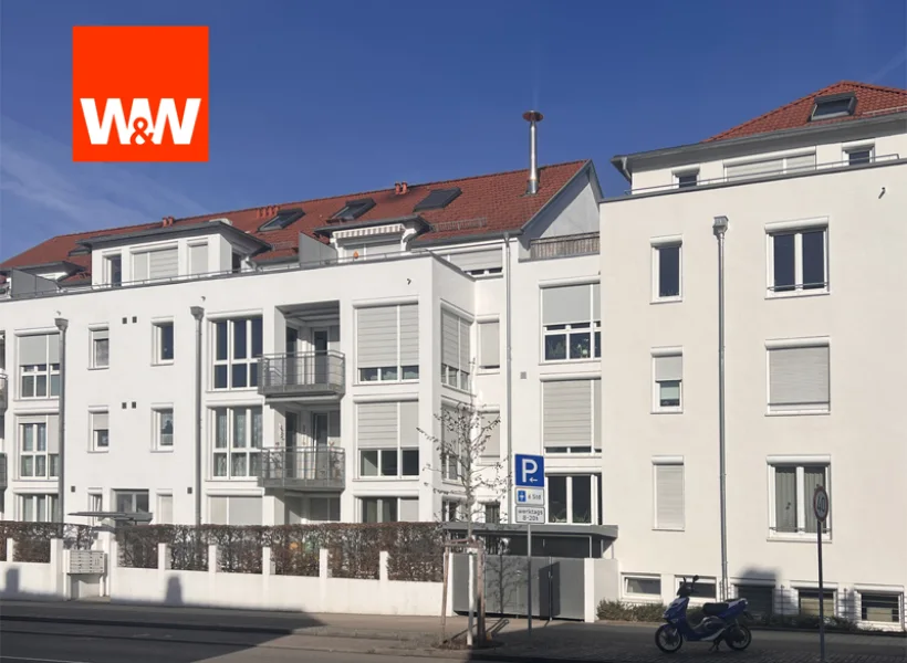 Aussenansicht - Wohnung kaufen in Bietigheim-Bissingen / Bietigheim - Barrierefreie Erdgeschosswohnung mit tollem Garten