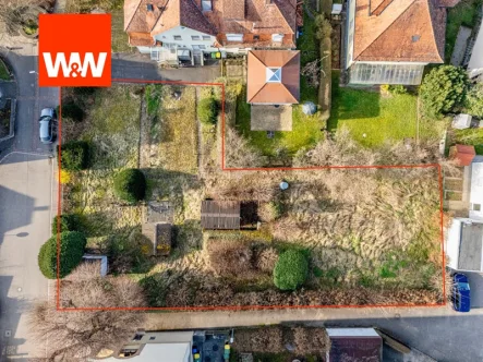 Ansicht - Grundstück kaufen in Marbach am Neckar - Attraktives Baugrundstück in hervorragender Stadtlage