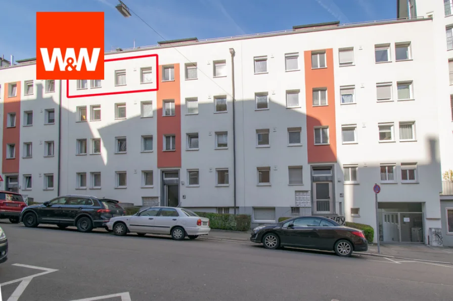 Ansicht vorne - Wohnung kaufen in Stuttgart - Perfekte Citylage - 3-Zimmerwohnung mit herrlicher Aussicht