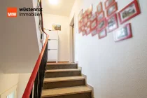 Treppenaufgang zur Wohnung