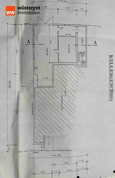 Grundriss Kellergeschoss