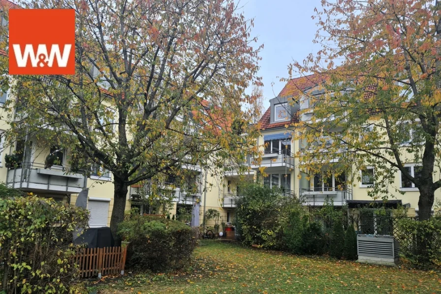 Ansicht Innenhof - Wohnung kaufen in Erding - Gemütliche Wohnung in zukunftsorientierter Wohnanlage in Altenerding