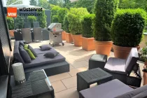 Impression Dachterrasse im Sommer