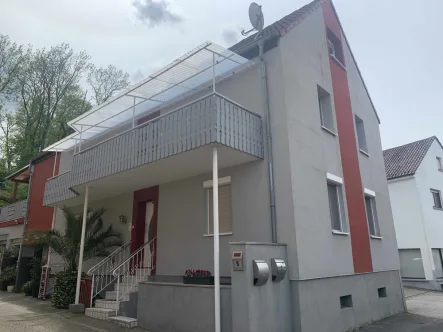 Straßenansicht - Wohnung kaufen in Rauenberg / Malschenberg - Großzügige Maisonettewohnung in Malschenberg!