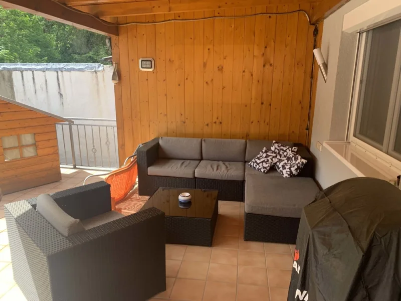 Ebene 1 Terrasse mit Loungebereich