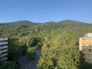 Ausblick Balkon Schlafzimmer