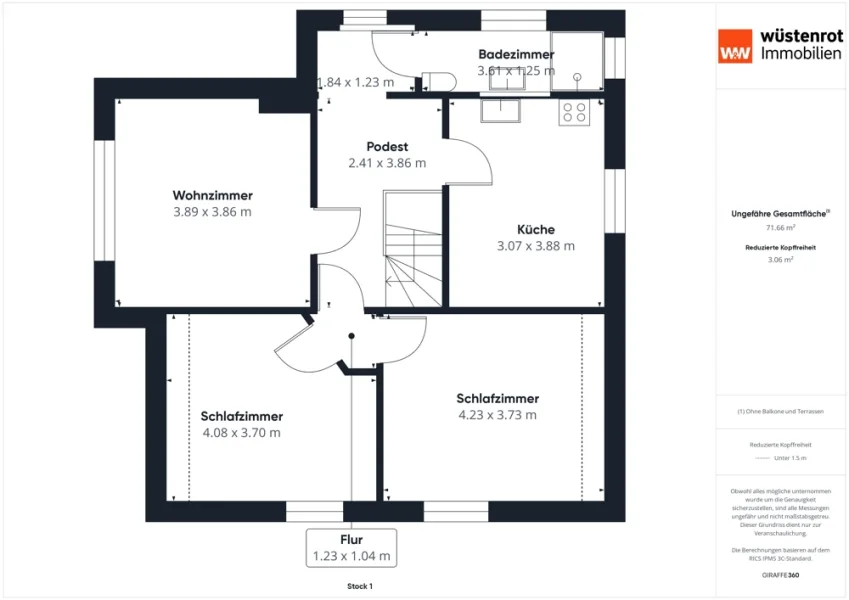 Grundriss Dachgeschoss