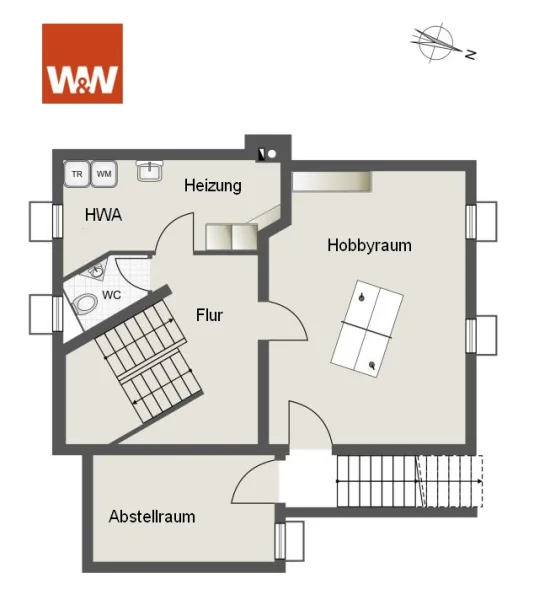 Untergeschoss Wohnhaus