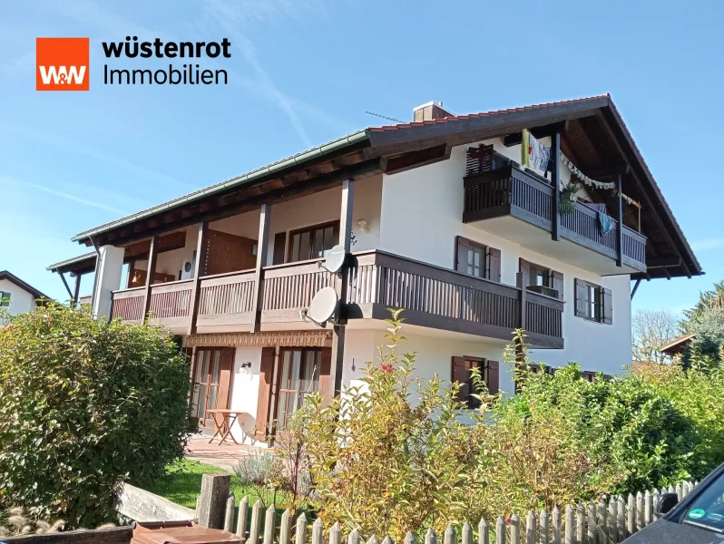 Haus Uffing erstes OG - Wohnung kaufen in Uffing am Staffelsee - Feriendomizil oder ganz nach Uffing ziehen?2 Zi. Maisonettewhg  ca. 66 m², nahe am See gelegen!