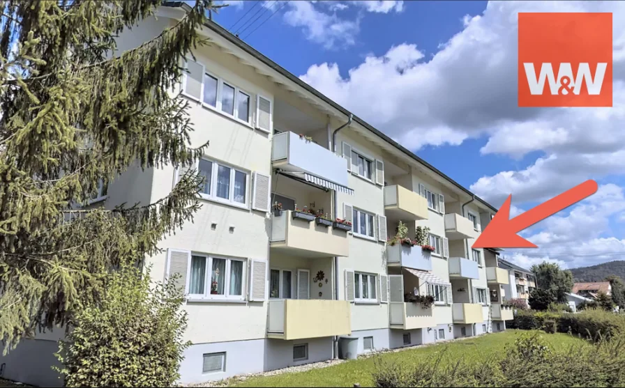 Hausansicht - Wohnung kaufen in Sulzbach an der Murr - Erschwinglich Wohnen oder Investieren: 2-Zimmer-Wohnung zum fairen Preis