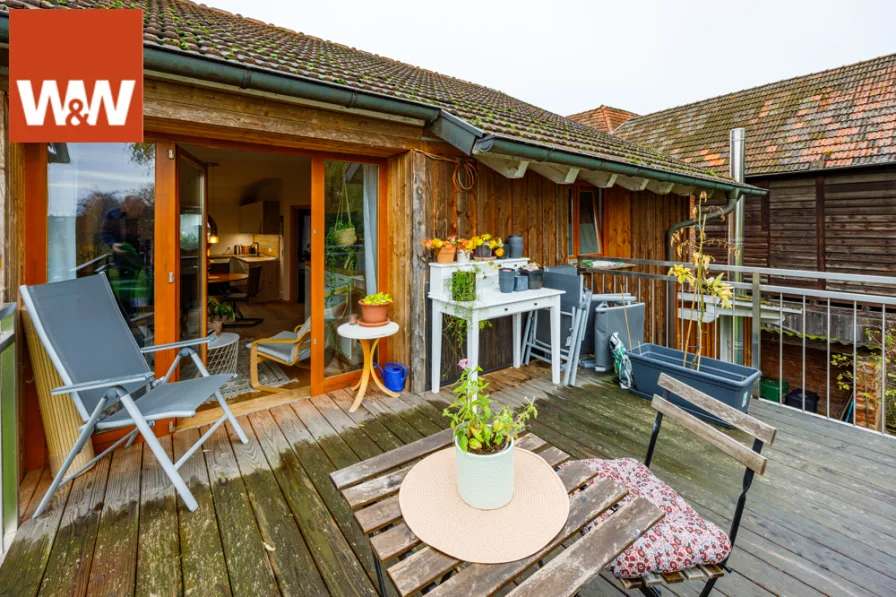 Terrasse - Wohnung kaufen in Neuried - Traumhafte Wohnung in grüner Umgebung!