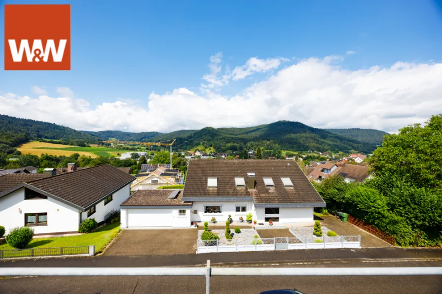 Ausblick vom Balkon