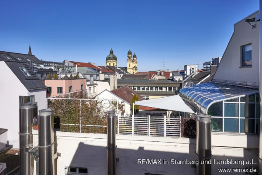 Ausblick hinten - Büro/Praxis mieten in München - Büroräume zentral in Münchner Bestlage