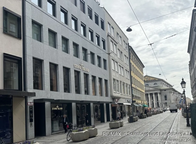 Außenansicht Haus - Büro/Praxis mieten in München - 9-Zimmer-Gewerbefläche zentral in Münchner Bestlage