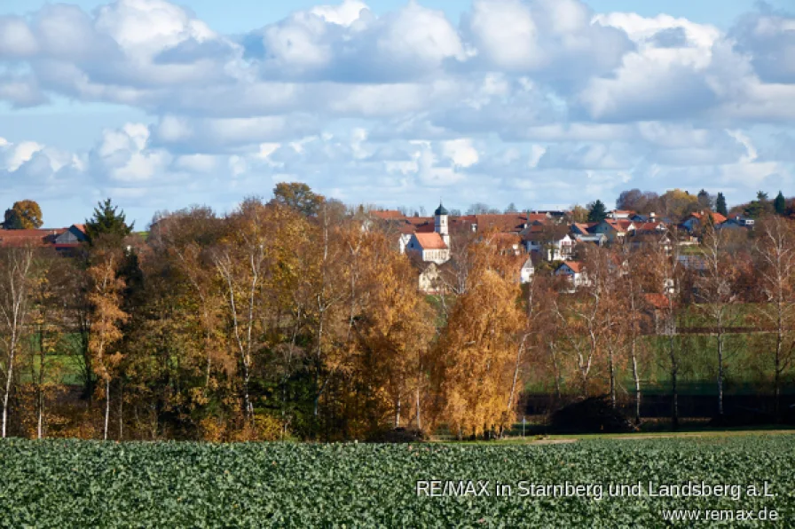 Umfeld Dorf - Wohnung kaufen in Penzing - Naturnah Wohnen bei Landsberg am Lech