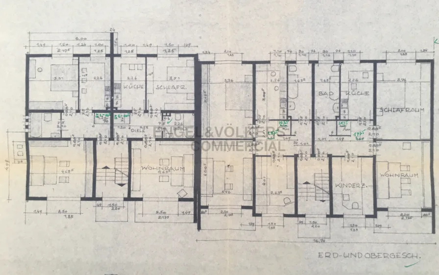 Grundriss EG und 1.OG