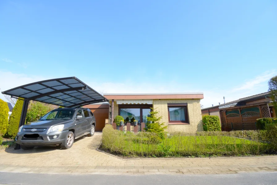 Außenansicht  - Haus kaufen in Hennstedt - Ferientraum in unmittelbarer Nähe zur Eider