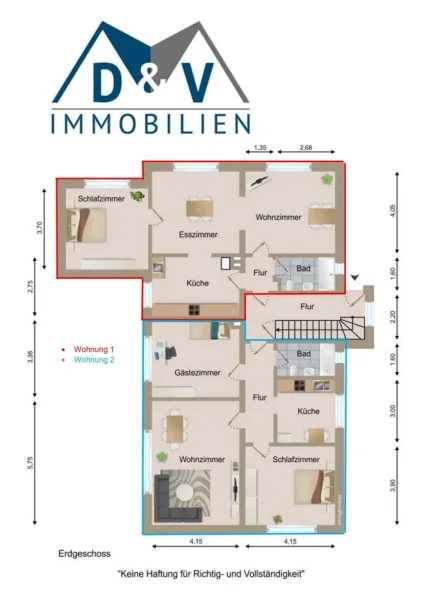 Mehrfamilienhaus - Erdgeschoss