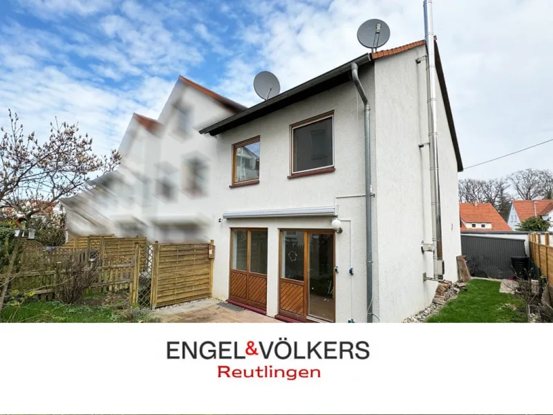 Außenansicht - Haus kaufen in Pfullingen - Großzügiges REH in familienfreundlicher Lage