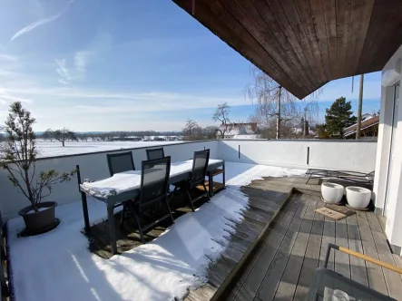 Exklusive Süd-West-Terrasse - Wohnung mieten in Grabenstetten - Modenes Wohnen in naturnaher Lage