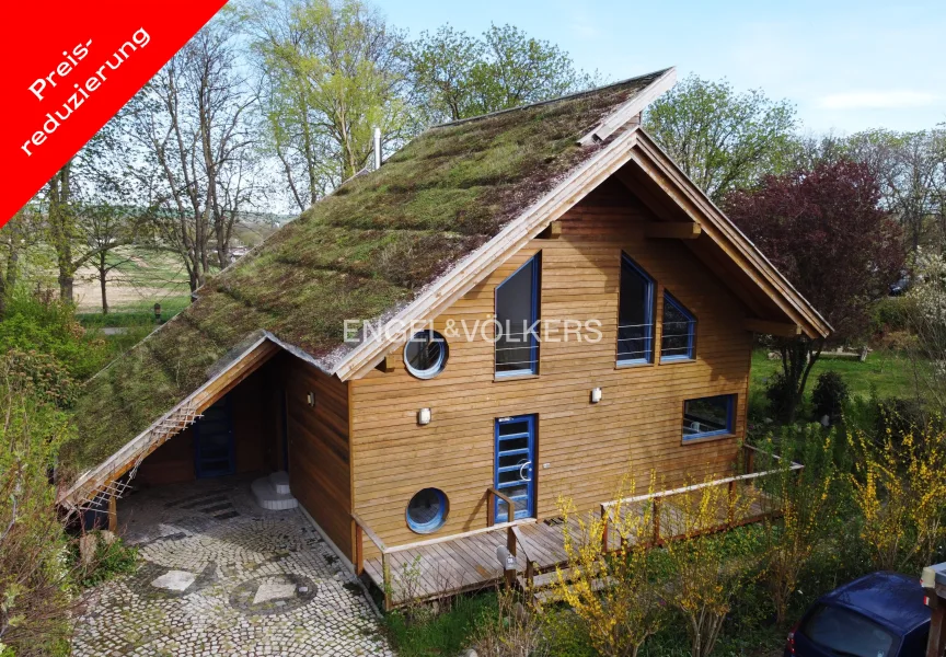  - Haus kaufen in Bad Langensalza - Nachhaltiges Wohnglück – Freistehendes Einfamilienhaus mit ökologischer Holzständerbauweise für Naturliebhaber