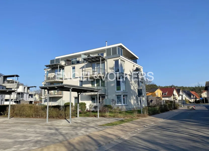 Neubau "Alter Sportplatz" - Wohnung kaufen in Seebad Ahlbeck - Moderne Wohnung in guter Wohnlage mit Terrasse und Gartenanteil
