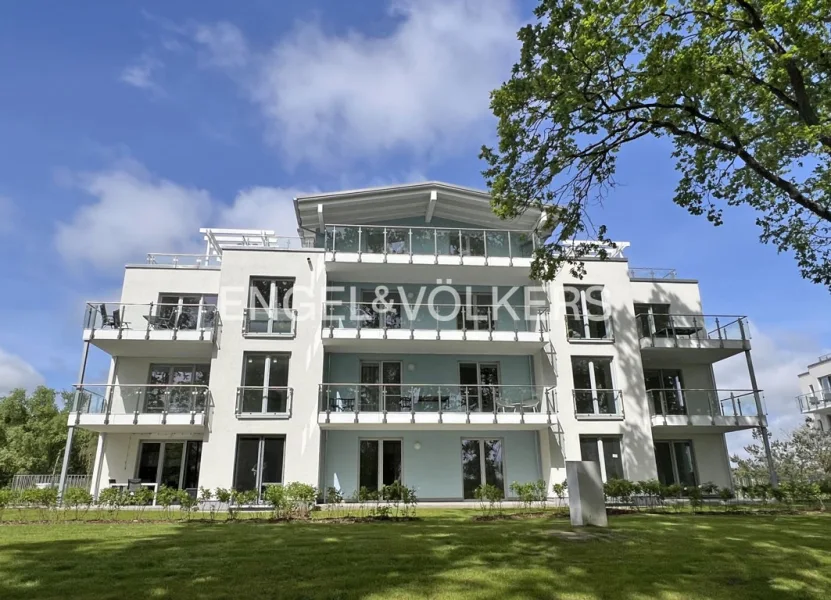 Ansicht Haus 4 - Wohnung kaufen in Garz - Moderne Neubauwohnung am Stettiner Haff