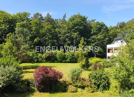 Ausblick vom Balkon - rechtsseitig - Wohnung kaufen in Seebad Bansin - Strandnahe 3-Zimmer-Wohnung am Waldrand