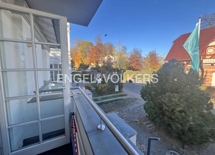 Ausblick Balkon mit Blick in die Kulmstrasse