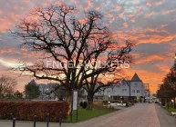 Abendstimmung auf der Strandpromenade Ostseebad Heringsdorf