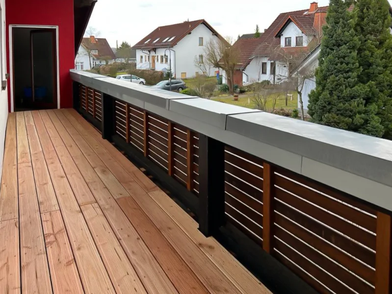 Dachterrasse der DG- Wohnung Richtung Westen 