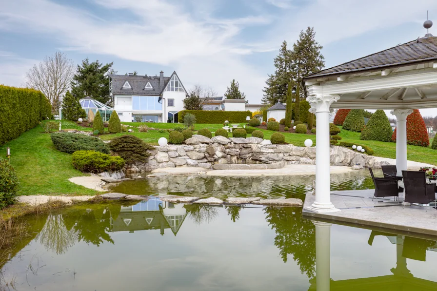  - Haus kaufen in Weilmünster - Luxuriöse Wohnanlage mit Park und Gewerbeflächen