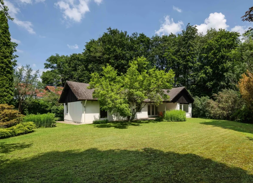  - Haus kaufen in Herrsching - Bungalow zum Selbstverwirklichen auf einzigartigem Grundstück