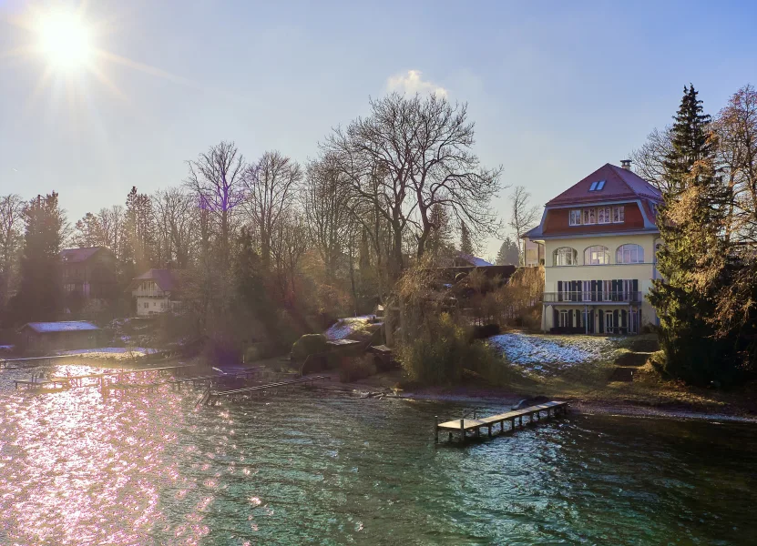  - Wohnung mieten in Seeshaupt - Exklusive Wohnung am See mit privatem Seezugang und traumhaftem Ausblick