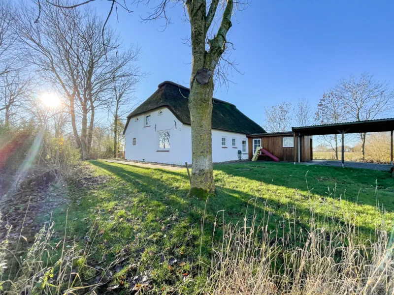 Ostansicht mit Carport