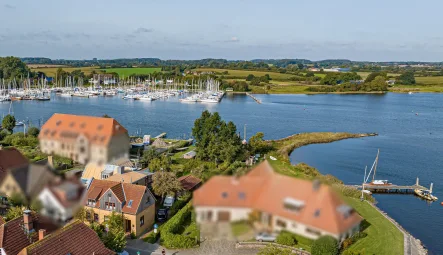  - Haus kaufen in Arnis - Wohnen mit Weitblick über die Schlei - privates Wassergrundstück mit eigener Steganlage