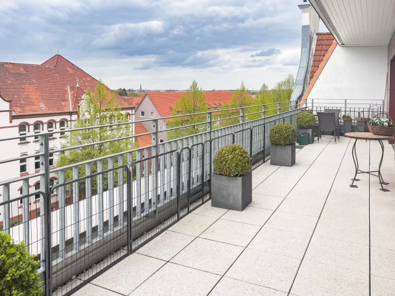 Dachterrrasse - Wohnung kaufen in Lübeck - Penthouse über den Dächern von Lübeck